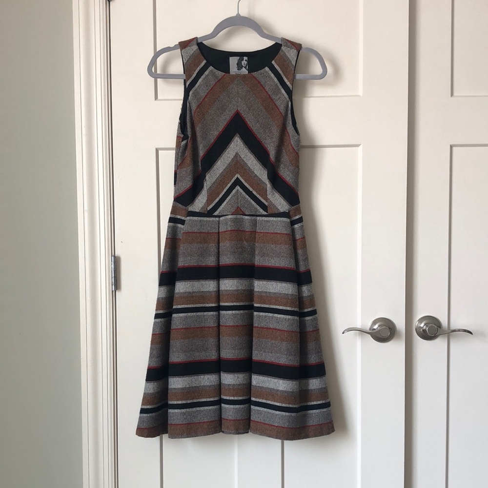 Striped Sleeveless Dress